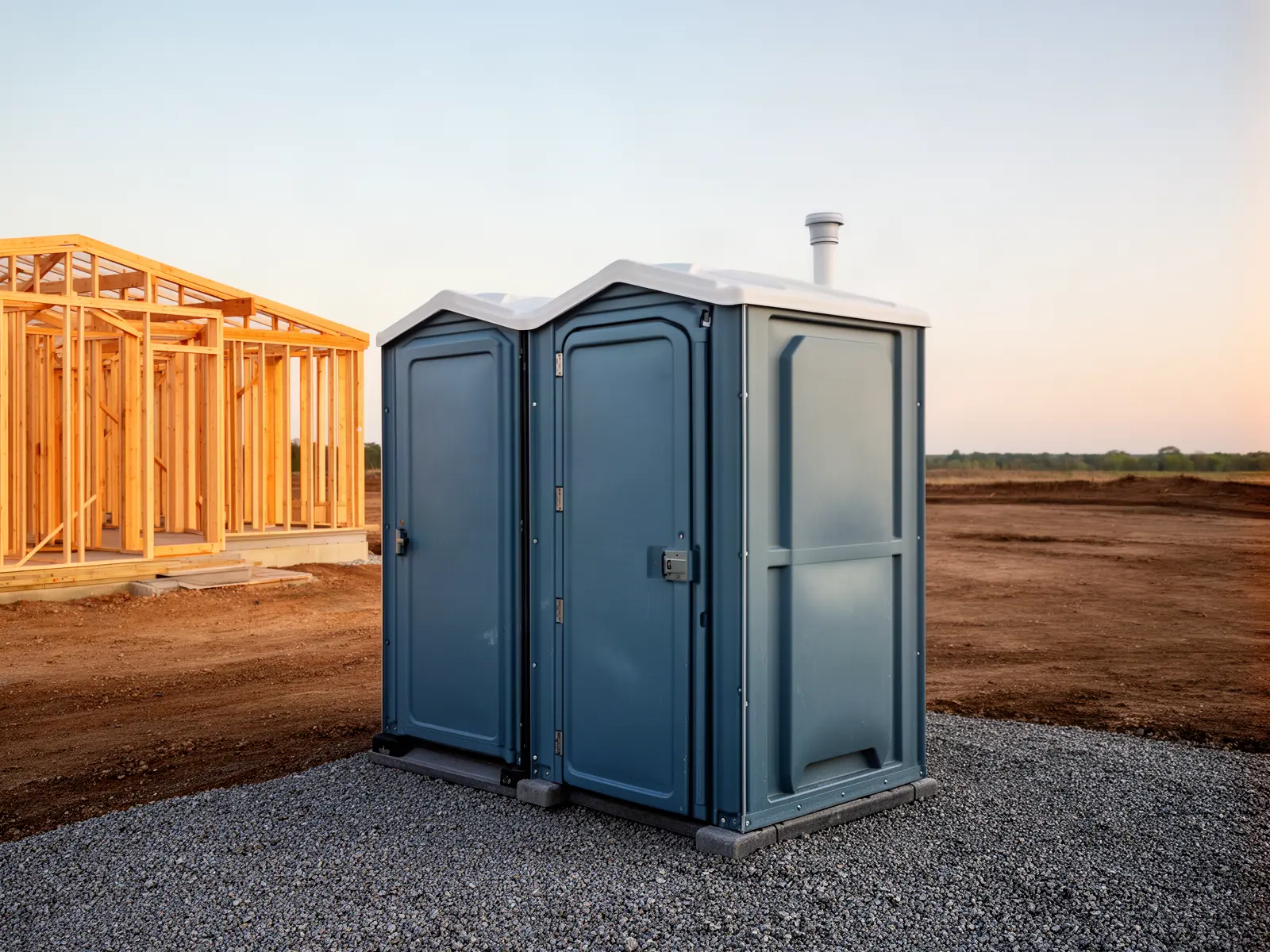 Clean porta potty unit from Birch Family Porta Potty Rental in Arlington, VA